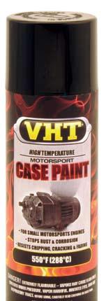VHT Black Oxide Case Paint VHT Black Oxide Case Paint is a satin finish high temperature coating developed specifically for 2 and 4-stroke motorcycle engines.