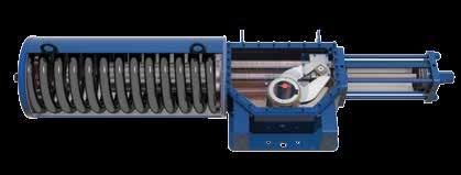 to pages 5 and 6 for frame, power cylinder and spring cartridge features Suitable for SIL3 environments Refer to pages 19 and 20 for hydraulic control options Jackscrew, hydraulic and gear overrides
