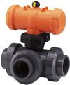 85-230V) Actuating angle 0-90 Ball Valve 546 PVC-U, PVC-C, PP-H DN10 DN50 Limited accessory range Low cycle applications Electric ball valve type 107 Electric actuated 2-way ball valve Actuator Type: