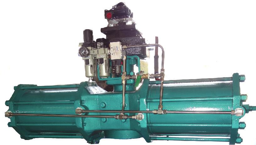 AW SERIES INTRODUCTION The AW Series heavy duty scotch yoke pneumatic actuators are consisted of symmetrical and canted type and offer complete modular systems.