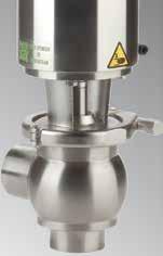 YPA Aseptic valve with metal bellows Conceived to guarantee asepticness by isolating the
