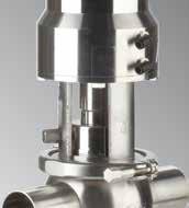 B925 Double seat valve Designed to keep two different products running through the same valve totally separate, the double seat valve has two