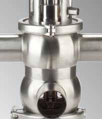 with previous versions (ZD910/ZD920) B925B With auxiliary washing circuit B935 Double seat mixproof tank-bottom valve Special valves Mixproof