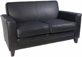 Reception Room Seating Sofa Seat Size: 69 W x 21 ½ D Back Height: 16 H Overall Size: 80 W x 31 D x 33 H Model: #MSR103V List: $1,300 Love Seat Seat Size: 46 W x 21 ½ D Back Height: 16 H Overall Size: