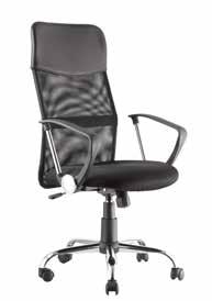 ORLANDO High backed mesh operator chair The Orlando is a stunning mesh and faux leather chair complemented by a beautiful chrome frame.