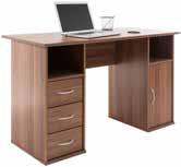 The San Diego boasts; large CPU storage, stationery drawer, storage cupboard, printer shelf, sliding keyboard shelf, 4 storage compartments, as well as a 3 height raised monitor platform with