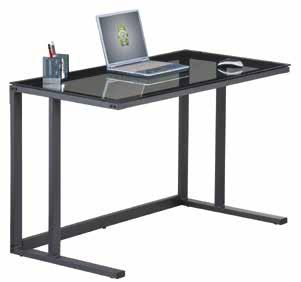 AIR Smoked glass desk The aptly named Air Desk gives a spacious, airy look to any room, allowing for an open feel designed to maximise space.