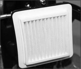 MAINTENANCE Assure air filter is assembled with pleats oriented vertically. Fuel Filter Level 1. Parts Required: Tune Up Kit. Fuel is VERY flammable.