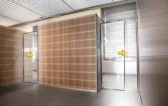DOOR SYSTEMS WITH INVISIBLE TECHNOLOGY The drive technology is uniquely concealed The slimline design is extremely versatile for wherever you require contact-free access.