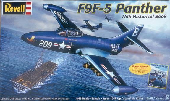 Revell Panther F9F-4/5 kit # 85-6865 1/48 th scale By Norris Graser Revell has just re-issued the F9F-4/5 Panther kit in 1/48 th scale.