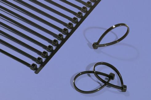 Cable ties for Autotool 2000 For bundling and securing cables, pipes and hoses, especially in applications that require high volumes of cable ties, e.g. in cable assembly, automotive, industrial equipment and the packaging sector.