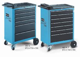 capacity Interchangeable drawers individual equipment of the trolley 100 % sliding-out With plastic worktop Central locking Loading capacity stationary 500 kg Loading capacity mobile 300 kg Loading