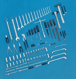Specialty Tools Tool Assortment Tool Assortment FIAT Classification to vehicles: pages 171-190 assortment with 95 parts for FIAT passenger cars 600 N-30 603-6 7 8 9 10 11 12 13 14 15 16 17 19 22