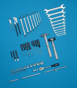 General Workshop Equipment Tool Assortment Tool Box, empty S 5 trays, with padlock, Sturdy