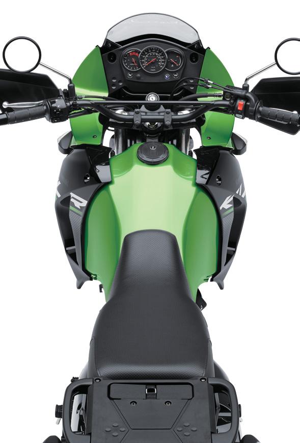 KEY FEATURES Seat * Seat is designed to be slim at the front (between the rider s thighs) and wide at the rear (at the rider s derrière),