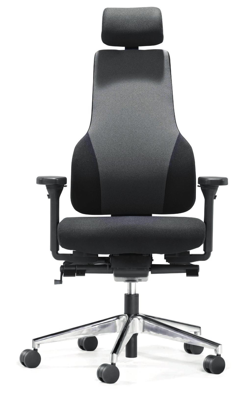 APX PST An attractive heavy-duty chair, ergonomically designed to ensure correct posture, whilst reducing the risk of stress or injury to muscles and joints