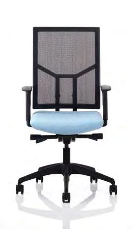The overall comfort is enhanced by the breathable mesh high back and moulded foam seat.
