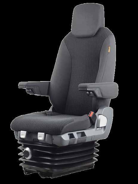 Seats for CONSTRUCTION MACHINERY ISRI 6030/880 NTS ISRI 6830 KA/880 NTS Mechanical suspended, up to 150kg Suspension travel 80mm Height and tilt adjustment Horizontal adjustment, track width 216 mm