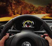 Alfa Romeo 4C has perfected the Italian art of seduction irresistible style, craftsmanship and performance cues include a leather-wrapped, flat-bottom steering wheel, performance seating with accent