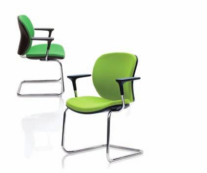 Technical Specification Joy 05 : 06 Standard Visitor Chairs : 22mm diameter tensile steel tubing chair frame, RAL 9006 (powder coated) Polypropylene fixed seat pan assembly, black