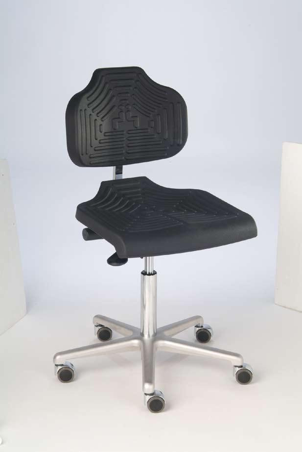 Classic Swivel chairs with PU integral foam seat and backrest also available in conductive version The sophisticated design of the integral foam cushion of the Classic chair provides ergonomically
