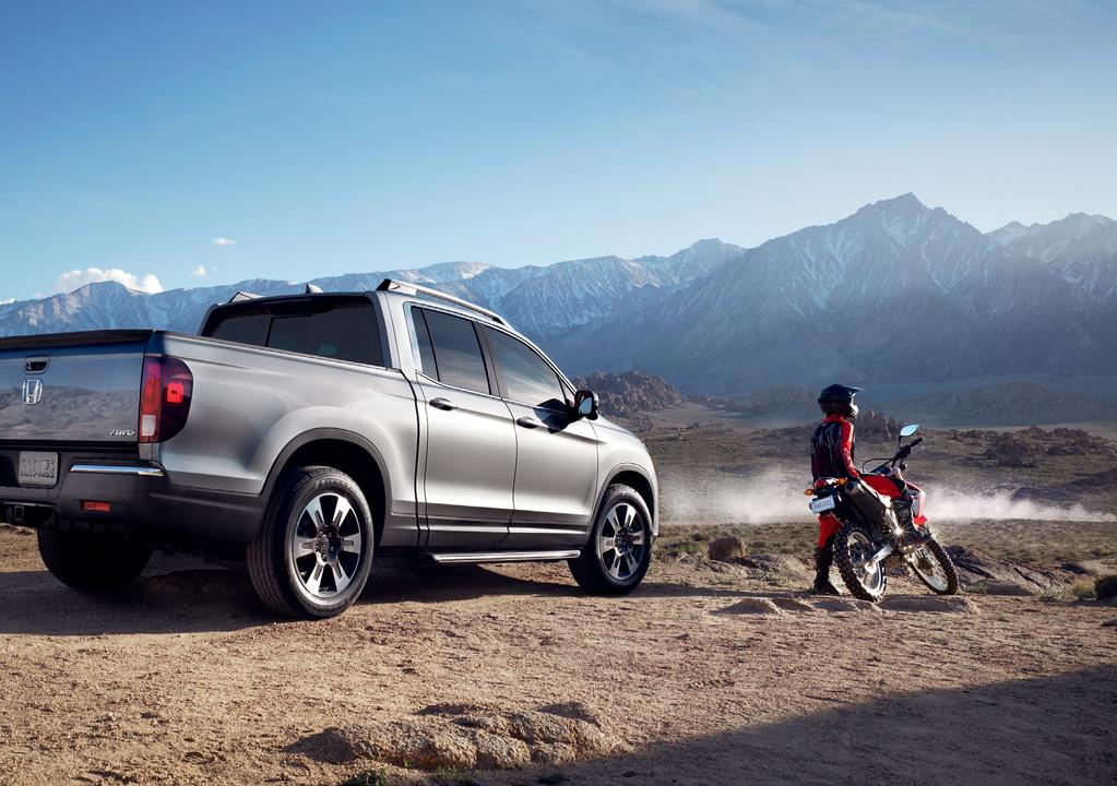 Beyond the force of nature. The Ridgeline is stacked with power and agility to turn any trip into an adventure, whether you re forging a mountain byway or cruising down the open highway.