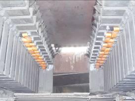 Taking Runyang Bridge as an example, the accumulative displacement has reached 140km within four years after completion, while the design life of PTFE slider in the expansion joint is only about 20km.