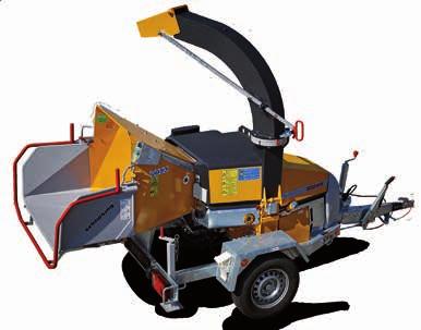 200 MX Wood diameters of up to Feed width Feed hopper 16 cm 240 mm ca. 1,050 kg 950 x 825 mm Sturdy and built to last! schliesing wood chippers comply with the safety regulations of DIN EN 13525.