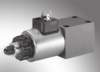 Proportional pressure relief valve, direct operated, without/with integrated electronics (OBE) RE 29162/07.08 Replaces: 05.