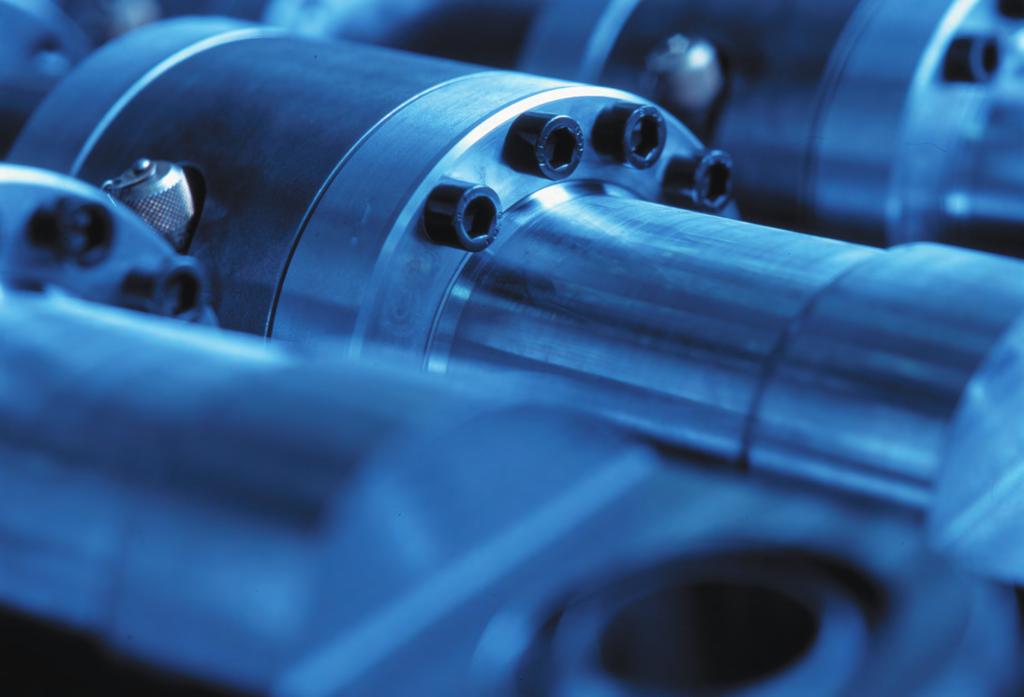 Cylinders Rexroth cylinders are characterized by high quality and innovative concepts such as precisely guided piston rods in conjunction with advanced sealing technology, self-adjusting or variable