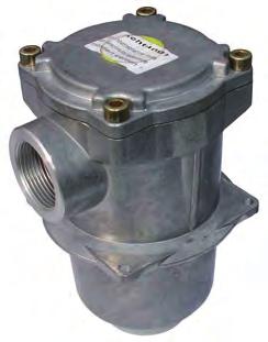 Return Line Filter Flow rates up to 1300 l/min BSP threaded and flanged versions available Easy change over by means of ball valve between housings Part Number Port Size Max. Flow (l/min) Max.