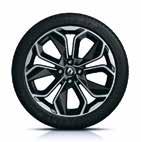 Alloy wheel rims Hubcaps Assert your personality with the exclusive range of Renault wheel rims.