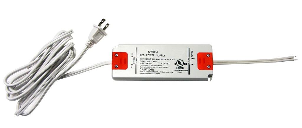 LED Power supply 15W Input Output LS - 15W Ind Driver - CV 100-230V AC 12V DC 15W max C UL US Wire lead