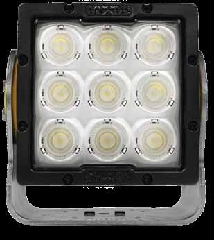 Rated to IP69K The IP69K rating ensures that the work lights are dust tight with no ingress of dust and protected against high pressure, high temperature wash downs.