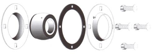 90 BG85 Pair of greasable flanges, with zerk for 209 series. 1 3388 $11.90 B87MS4 Pair of sealed flanges for bearings requiring 87 mm. 1 3380 $11.