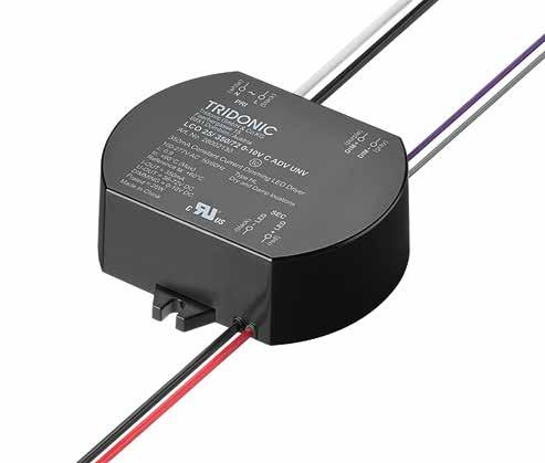 Universal input voltage outdoor New products Tridonic expands its portfolio for the North American market To fully meet the requirements of the US market, Tridonic now also offers a specially