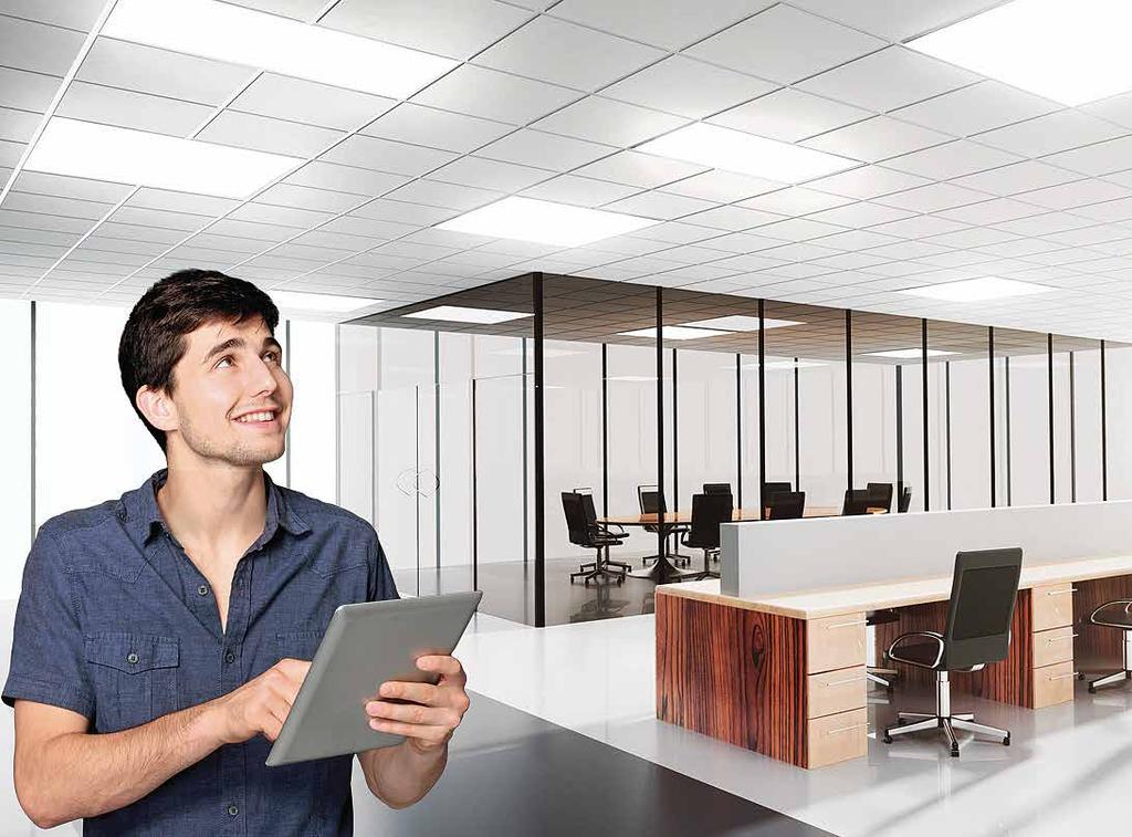 Controls and Connectivity New products basicdim Wireless The intuitive shift towards wireless luminaire communication The wireless lighting control system combines easy commissioning with intuitive