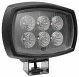 WORK LIGHTS LED 2 LED FLOOD 550 lumens Polymer housing & polycarbonate lens - virtually unbreakable Stainless steel mounting hardware - strong and flexible mounting capabilities Low current draw -
