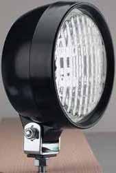 WORK LIGHTS HALOGEN MODEL UFL-100 PAR 36 Corrosion proof rubber housing - durable & protective Lens can be removed for PAR 36 replacement Bracket allows full tilt and 360º rotation adjustment
