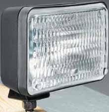 WORK LIGHTS HALOGEN WORK LIGHTS HALOGEN 49 81135 81136 Heavy duty polymer housing Ideal for fitting forklifts, agriculture machinery & heavy duty applications Bracket allows full tilt and 360º