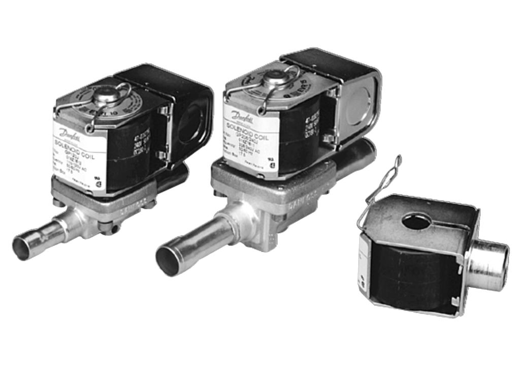 UL - approved coil, type GP Introduction With the Danfoss general purpose coils, type GP, for solenoid valves the mounting with a "click-on".