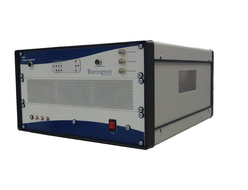 Helmholtz Coil Systems PA1 Power Amplifier The PA1 Power Amplifier determines the input current to the HC1, HC2 and HC9 coil assemblies.