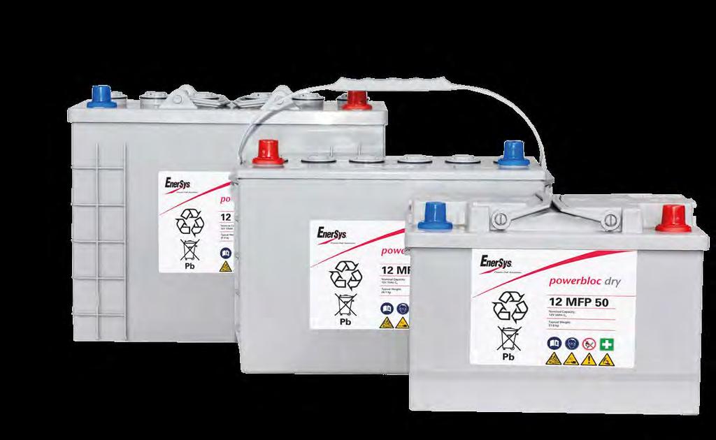 STANDARD BATTERY SOLUTIONS BIGGER POWER FOR SMALL TRACTION Powerbloc and Powerbloc Dry are ranges of bloc batteries for all applications in small traction, from cleaning machines to pallet trucks,
