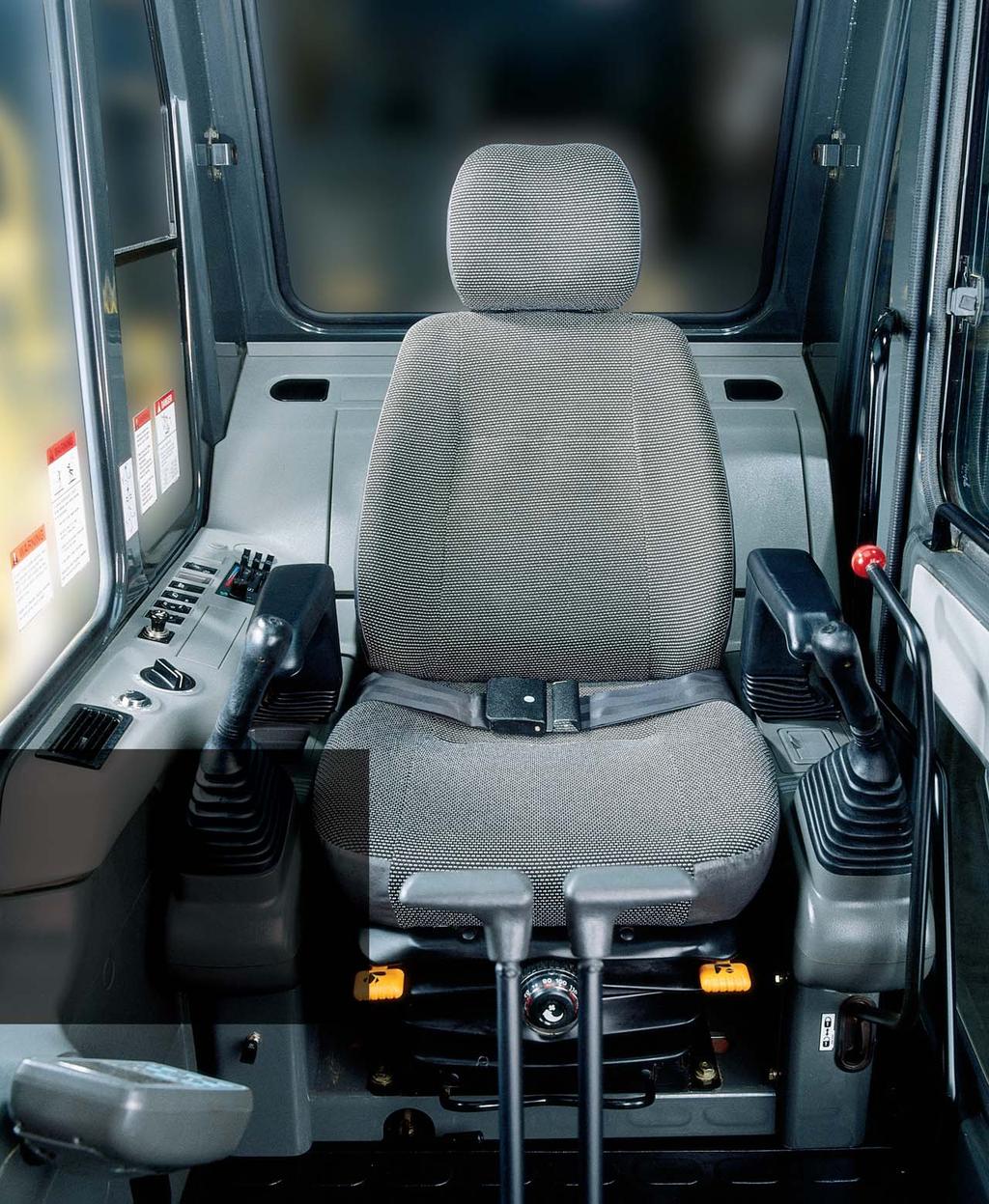 H YDRAULIC E XCAVATOR PC120-6/LC-6 The Avance cab interior is spacious and provides a comfortable working environment.... 6 7 8 4 5 3 9 2 PC120-6 Hydraulic Excavator Net Horsepower: 66.
