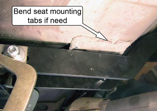 Remember, while squaring up the TA Crossmember, keep the rear edge of the Urethane Bushing flush with the rearward edge of