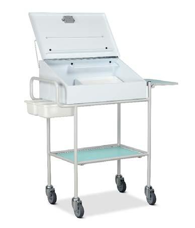castors When not in use, trolley should be secured to the building - see optional MT/1/6F Internal Dimensions (w