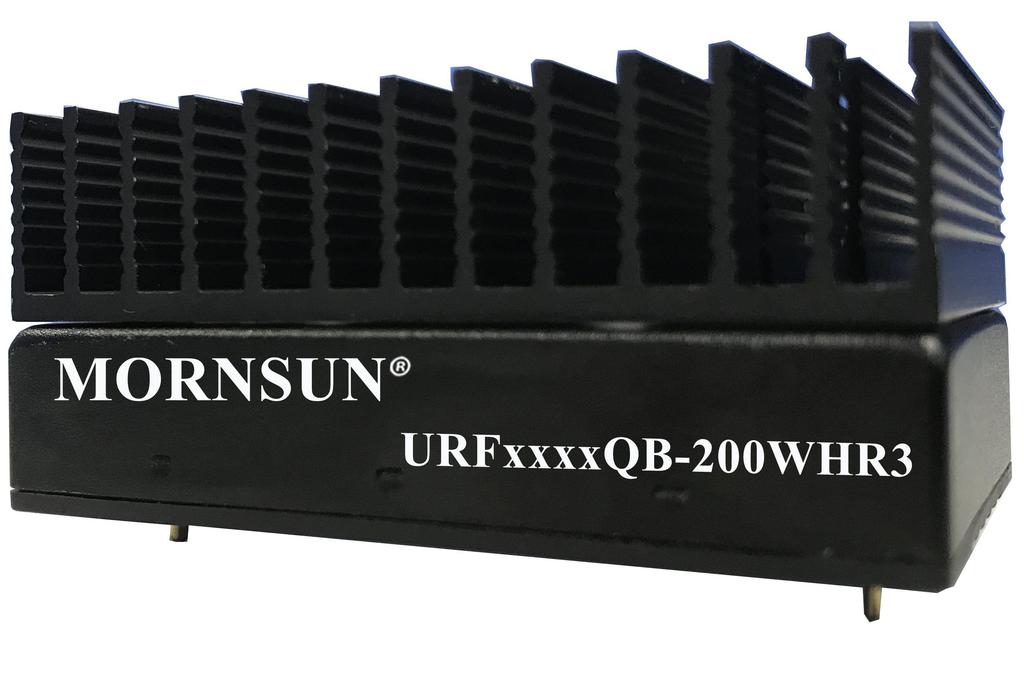 ① URF4805QB-200W(F/H)R3 URF4812QB-200W(F/H)R3 URF4815QB-200W(F/H)R3 URF4824QB-200W(F/H)R3 48 (18-75) 80 URF4848QB-200W(F/H)R3 Output Output Voltage(VDC) Output Current (A)(Max.) Efficiency (%,Min.