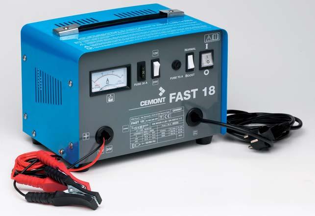 Battery chargers. Single-phase input voltage. Transformer technology. FAST Single-phase heavy-duty battery charger, ideal for recharging 12/24 V high capacity batteries.