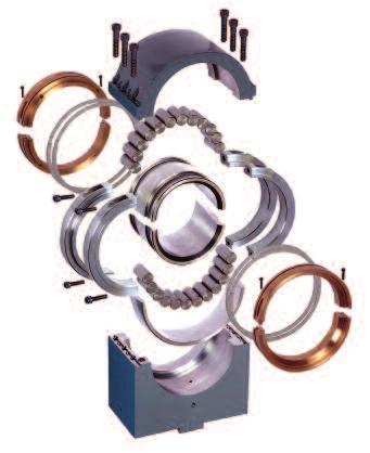 C H E M I C A L I N D U S T R Y CONTINUOUS SLAB CASTER BEARINGS Drying Cylinders Grease lubricated 0 BCP 80mm EX (Gunmetal Cage and C5 Clearance) and GR
