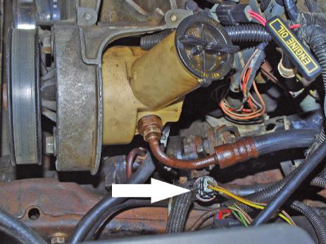 240 Chapter 8 Steering System Principles Remote reservoir Power steering pump FIGURE 8-38 An example of a power steering pressure switch used by the ECM for idle speed control.